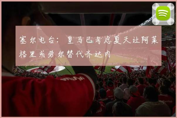 塞尔电台：皇马已考虑夏天让阿莱格里或劳尔替代齐达内