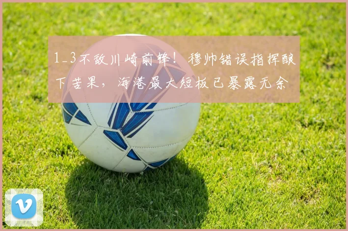 1_3不敌川崎前锋！穆帅错误指挥酿下苦果，海港最大短板已暴露无余